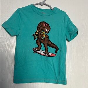 Kids' Teal T-Rex Surf Tee